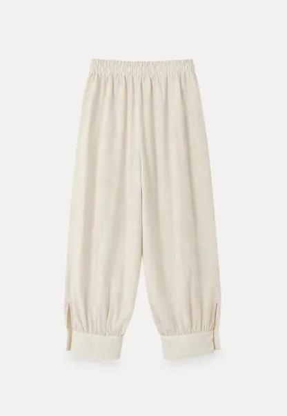 Drawstring Waist Relaxed Fit Casual Pants