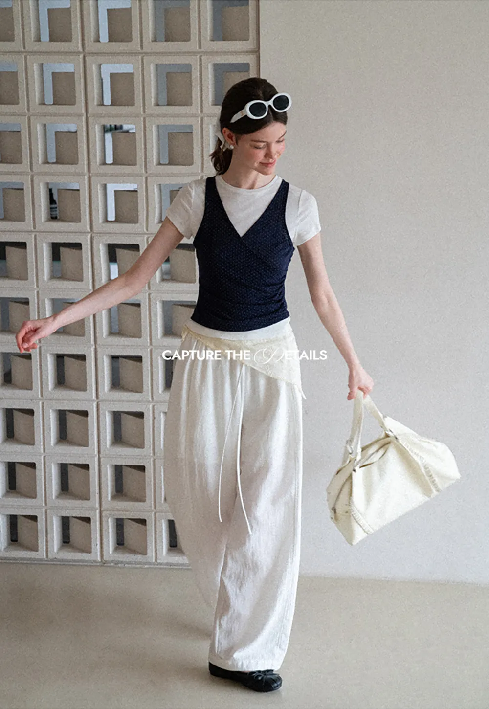 Oversized High Waist Wide Leg Casual Pants