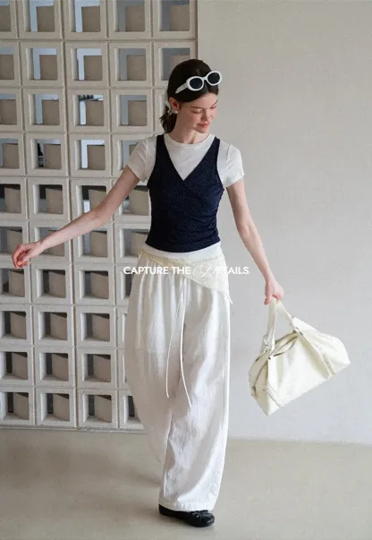 Oversized High Waist Wide Leg Casual Pants