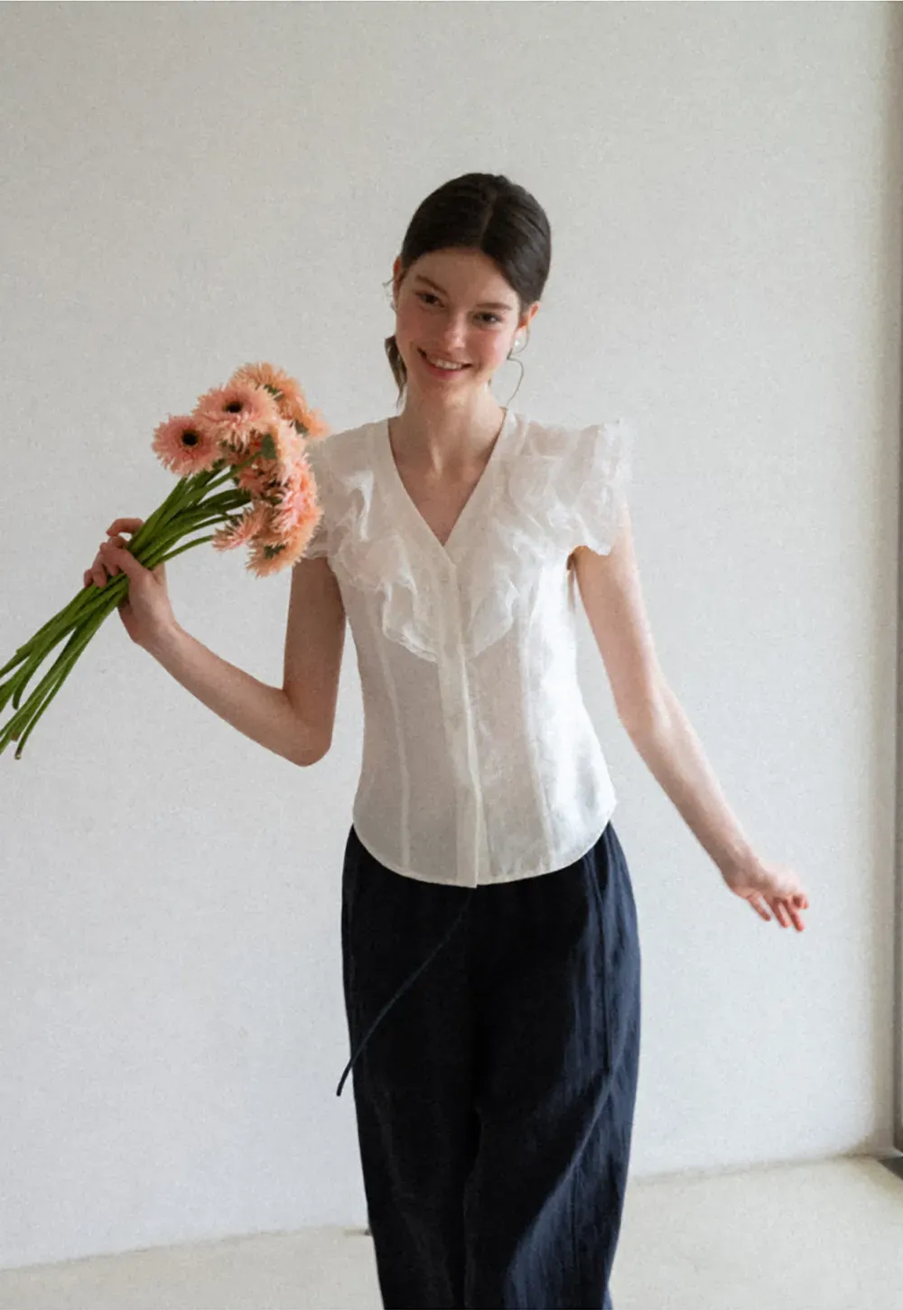 Oversized High Waist Wide Leg Casual Pants