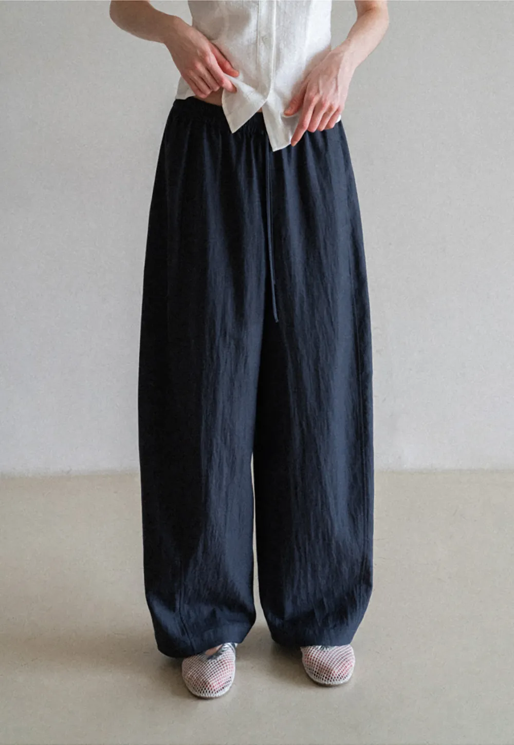 Oversized High Waist Wide Leg Casual Pants