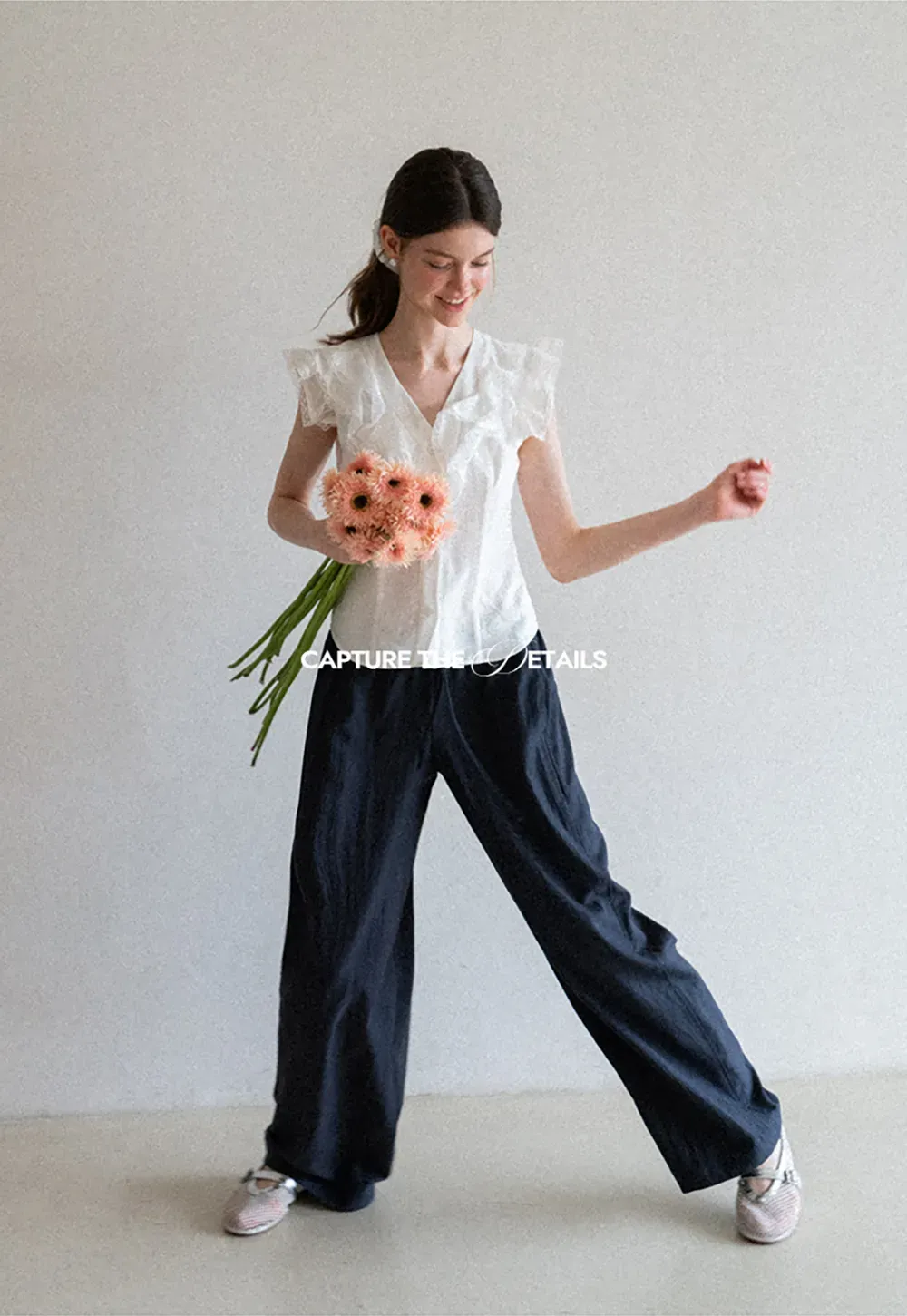 Oversized High Waist Wide Leg Casual Pants