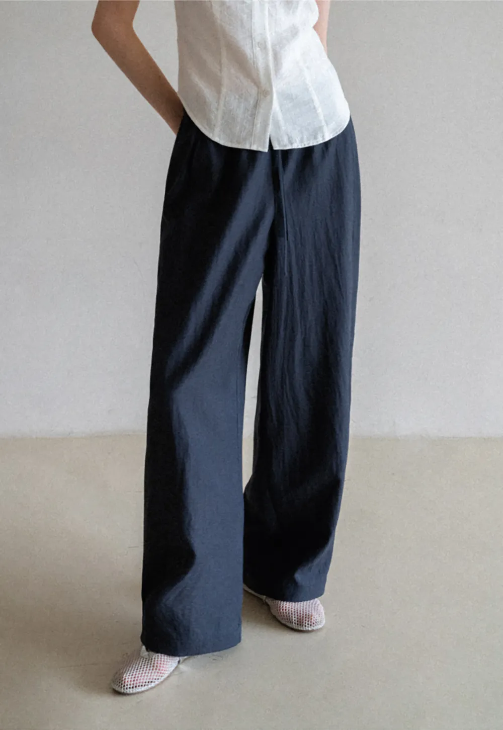 Oversized High Waist Wide Leg Casual Pants