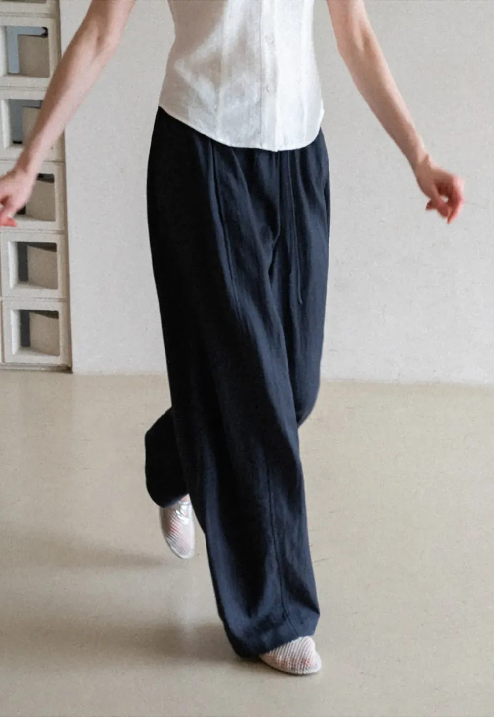 Oversized High Waist Wide Leg Casual Pants