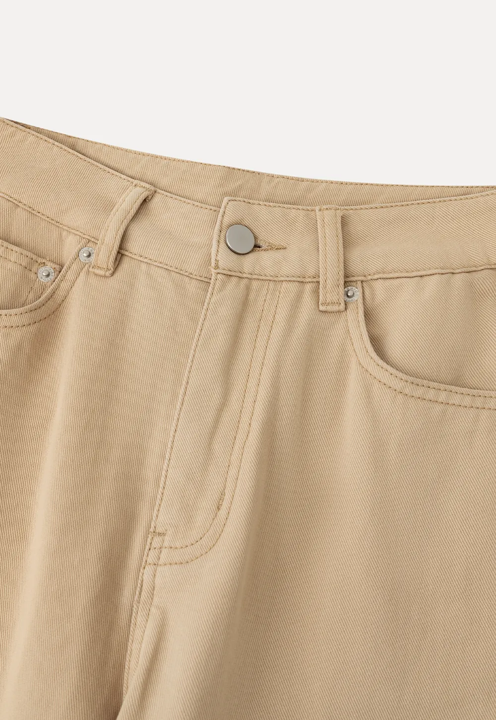 High Waist Wide Leg Straight Fit Casual Pants