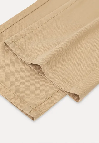 High Waist Wide Leg Straight Fit Casual Pants