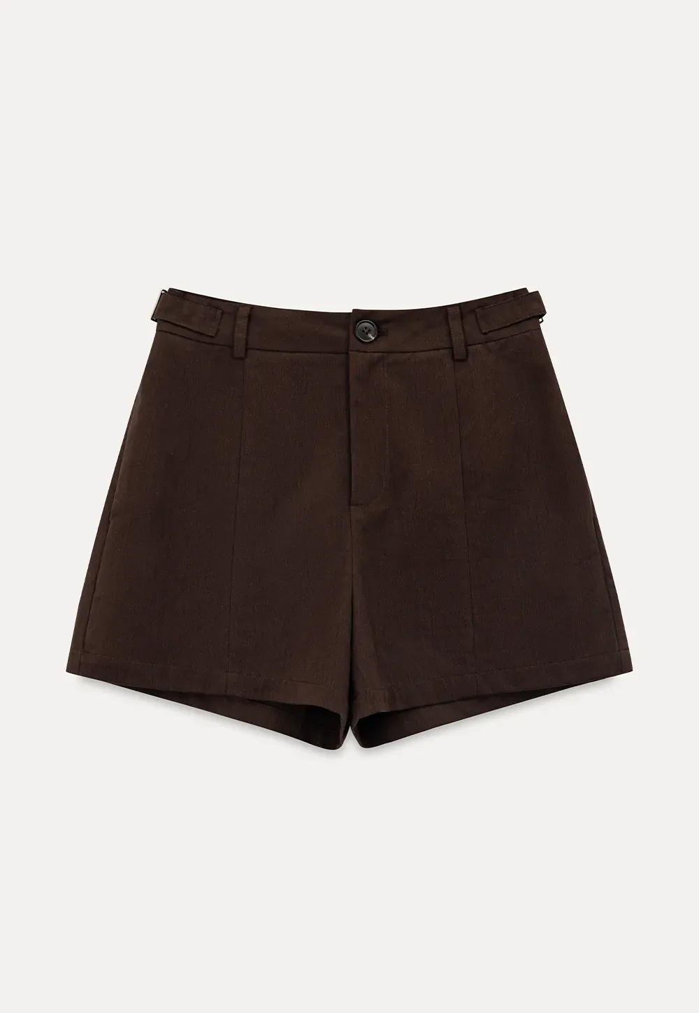 High Waist Pleated Shorts Casual Pants