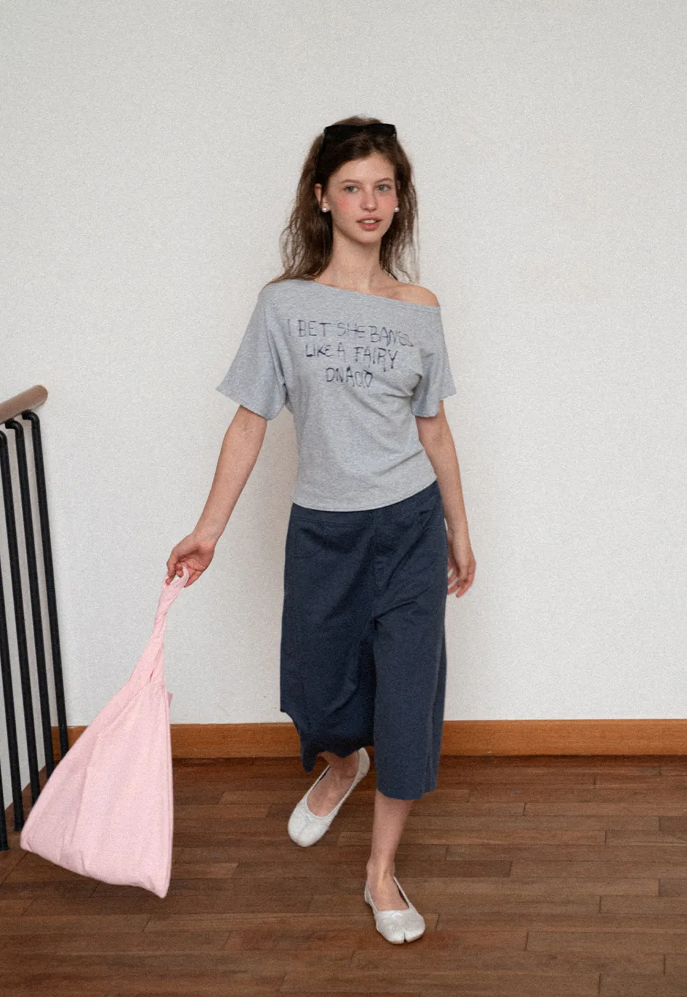 Wide Leg Cropped Casual Pants