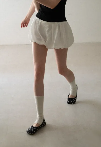 Pleated High Waist Casual Pants