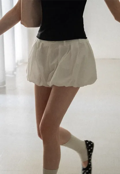 Pleated High Waist Casual Pants