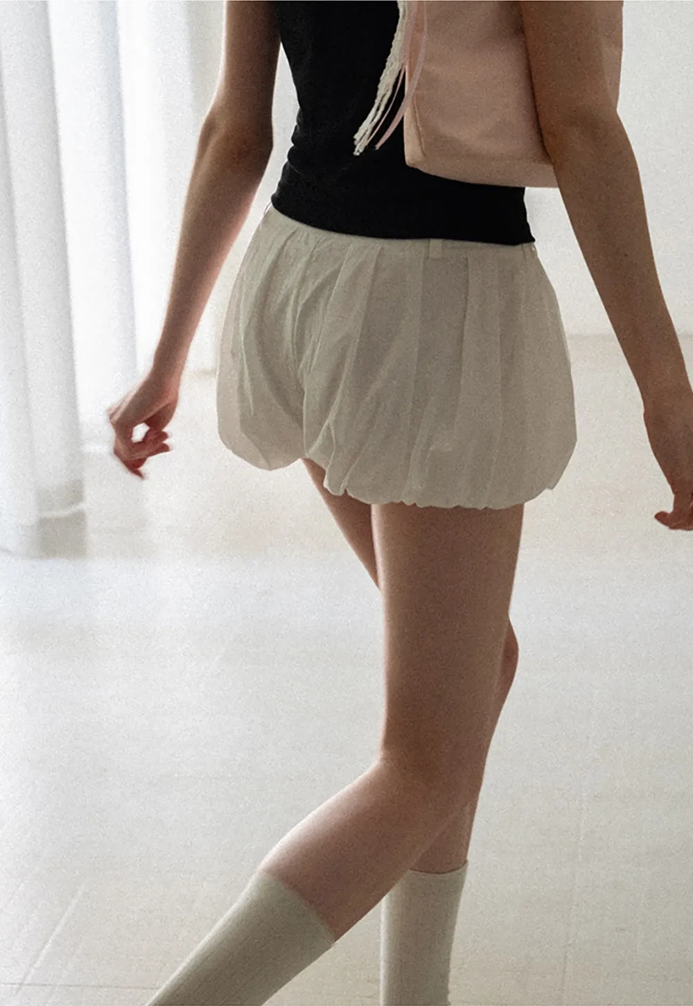 Pleated High Waist Casual Pants