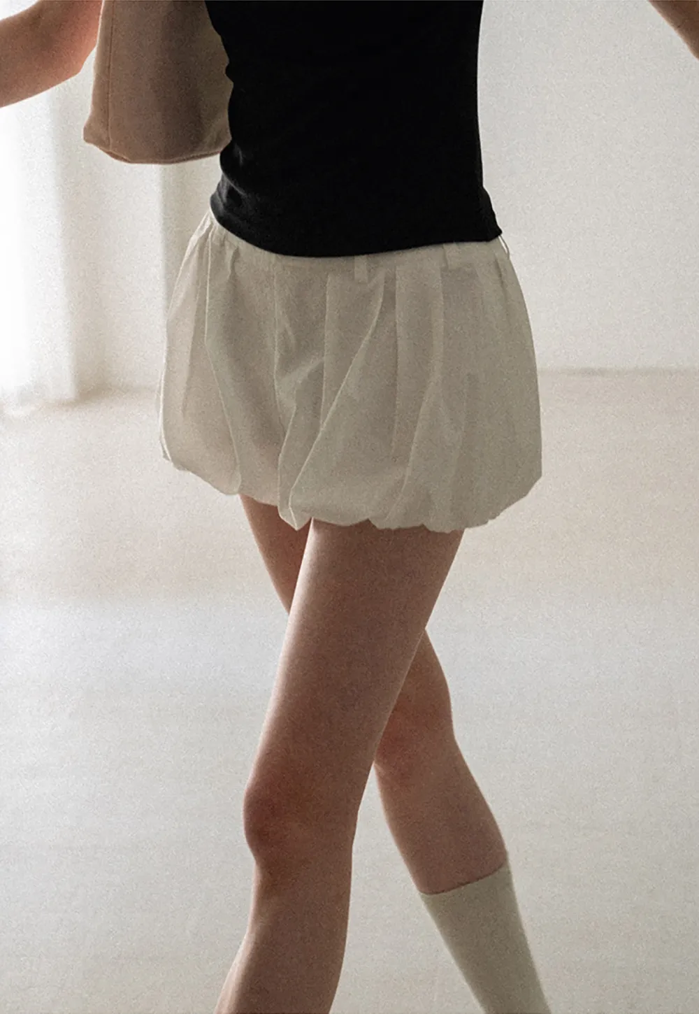 Pleated High Waist Casual Pants
