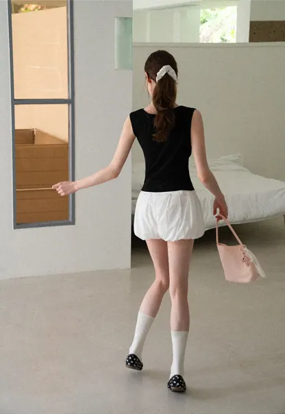 Pleated High Waist Casual Pants