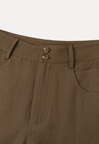 High Waist Wide Leg Casual Pants