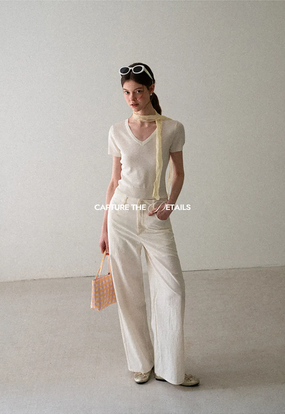 High Waist Wide Leg Casual Pants