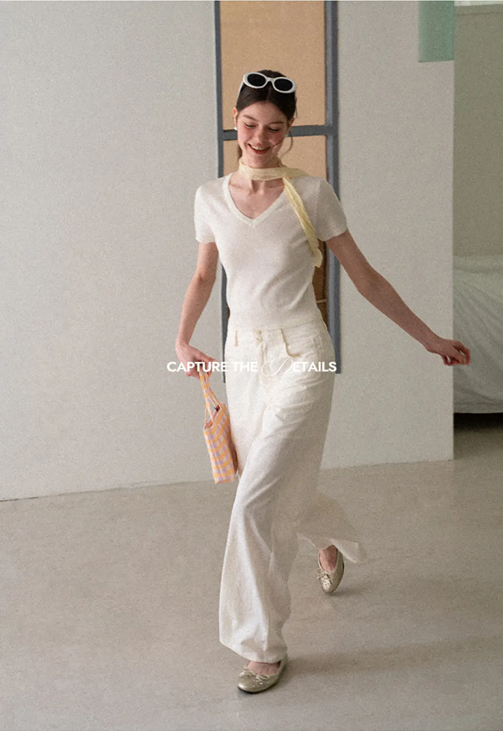 High Waist Wide Leg Casual Pants