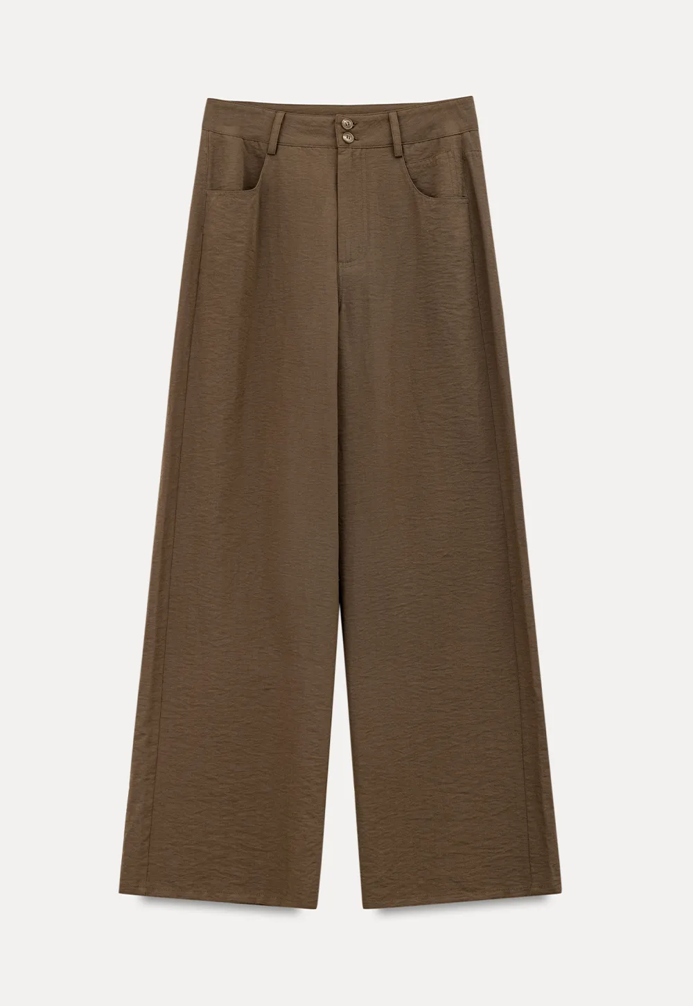 High Waist Wide Leg Casual Pants