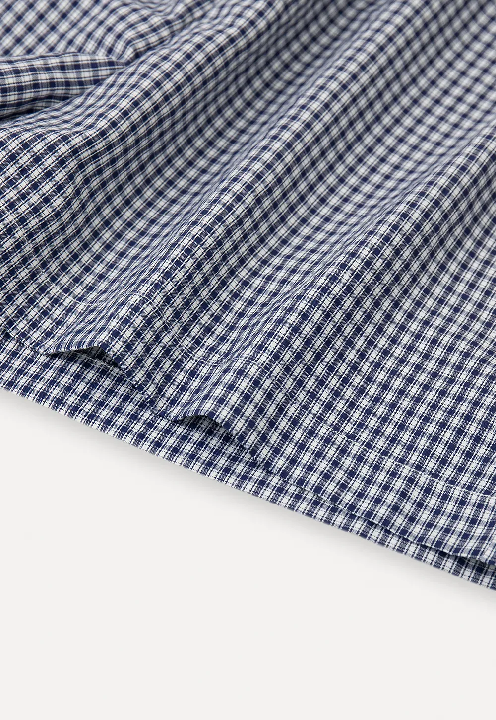 Drawstring Waist Checkered Pattern Shorts