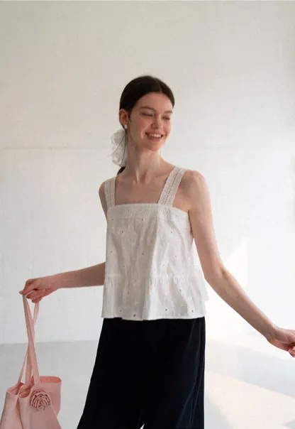 Ruffled Hem Wide Leg Casual Pants