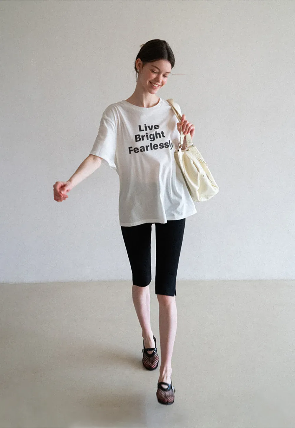 Cropped Stretch Leggings Casual Pants
