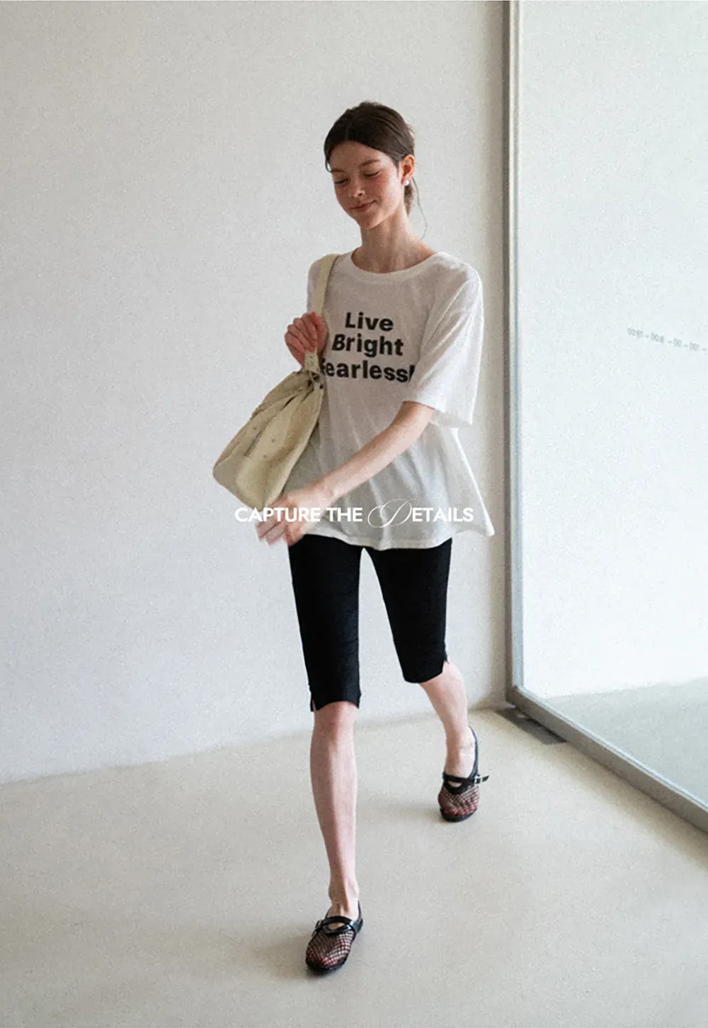 Cropped Stretch Leggings Casual Pants