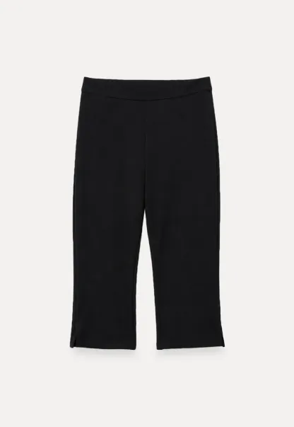 Cropped Stretch Leggings Casual Pants