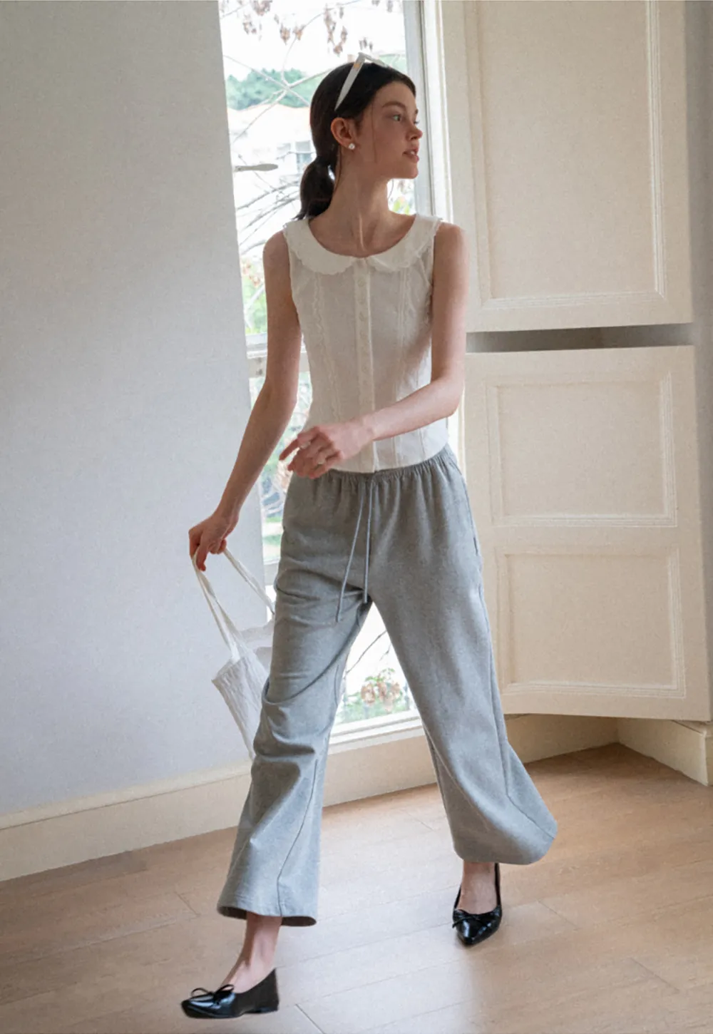 Wide Leg Relaxed Fit Casual Pants