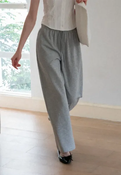Wide Leg Relaxed Fit Casual Pants