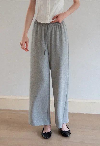 Wide Leg Relaxed Fit Casual Pants