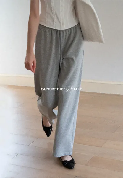 Wide Leg Relaxed Fit Casual Pants