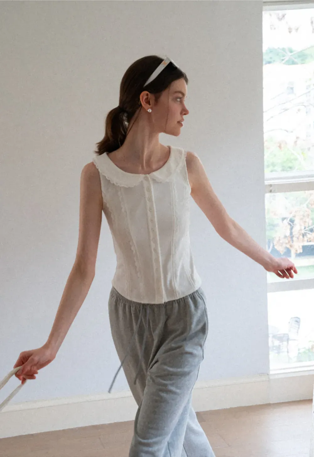 Wide Leg Relaxed Fit Casual Pants