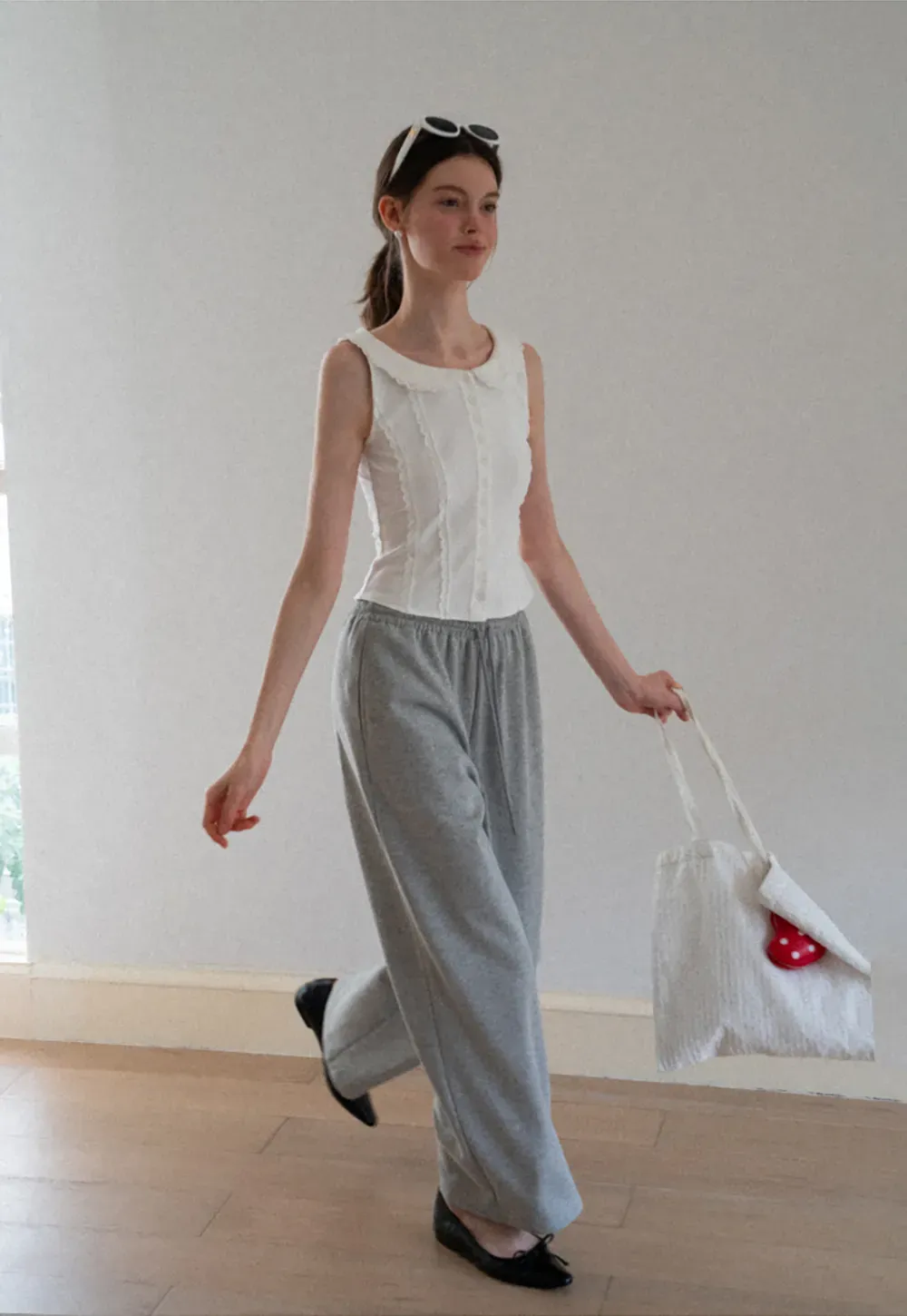 Wide Leg Relaxed Fit Casual Pants