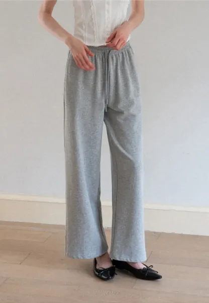 Wide Leg Relaxed Fit Casual Pants