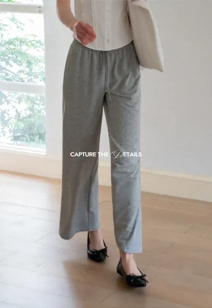 Wide Leg Relaxed Fit Casual Pants