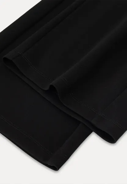 High Waist Cropped Wide Leg Pants