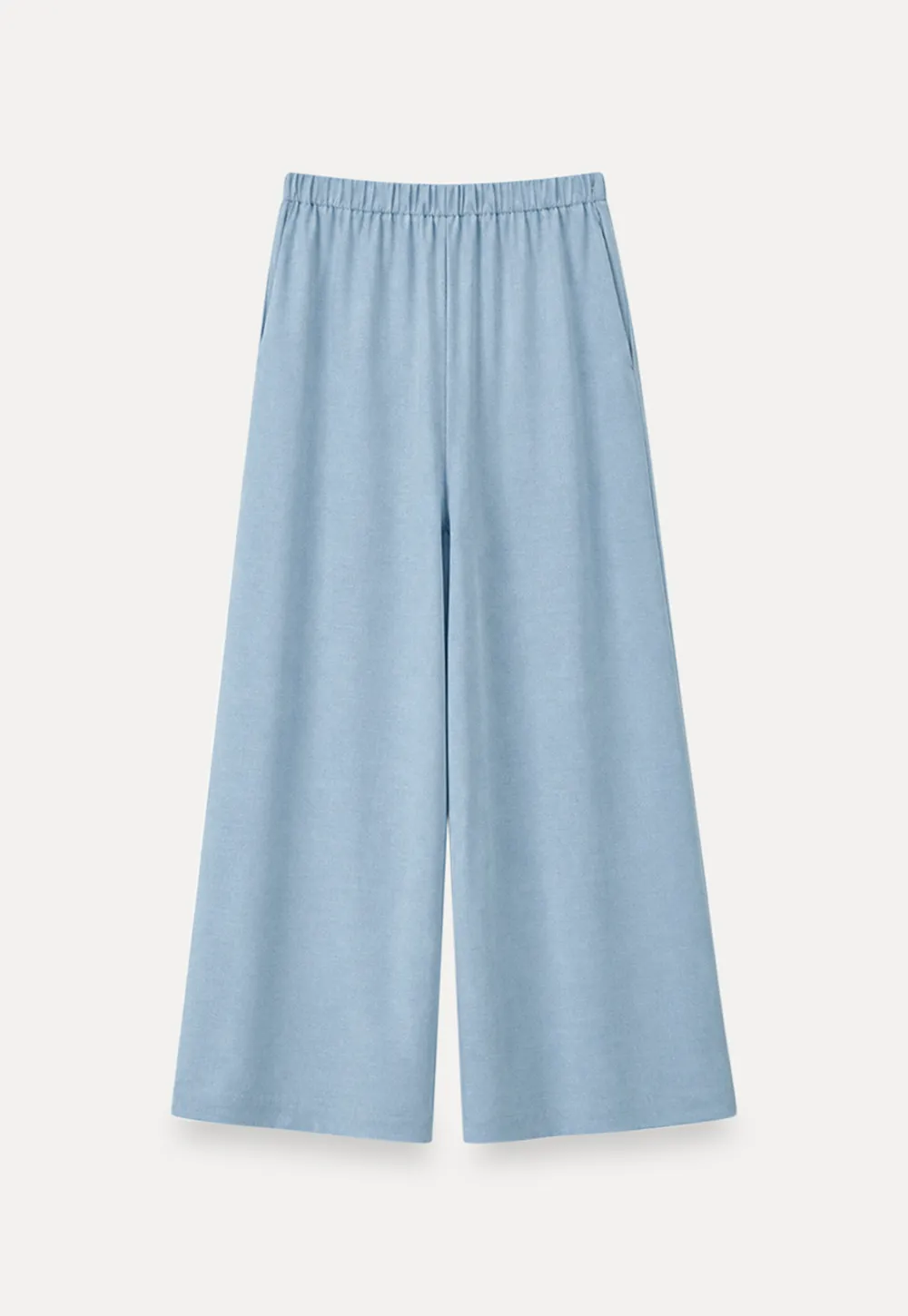 Wide Leg Button Front Casual Pants