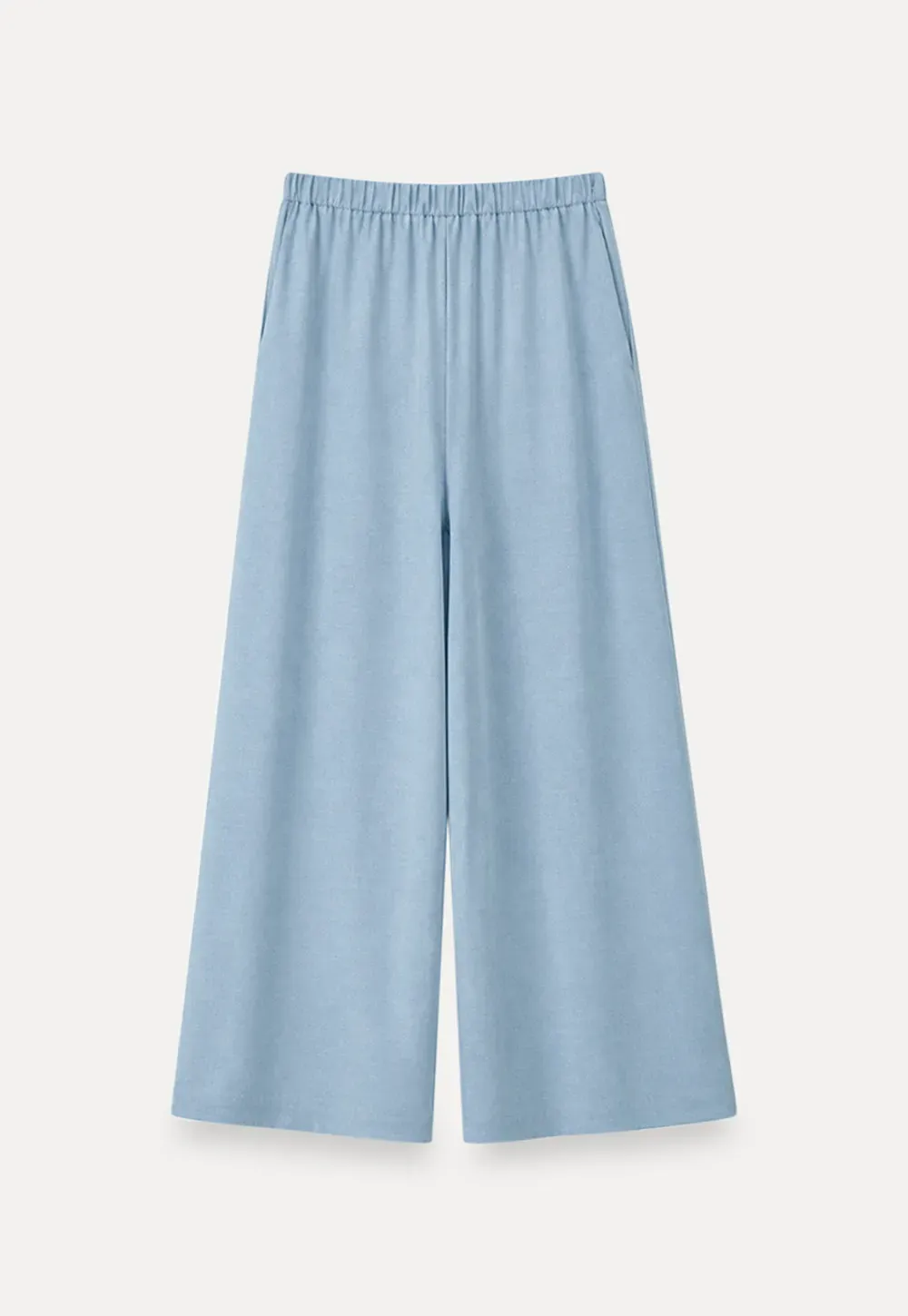 Wide Leg Button Front Casual Pants