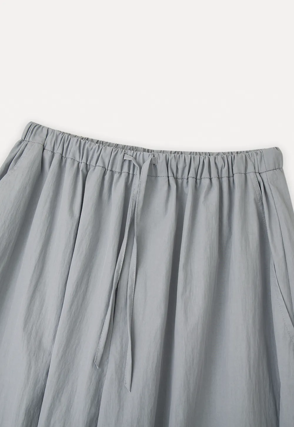 High Waist Elastic Cuff Loose Fit Casual Pants