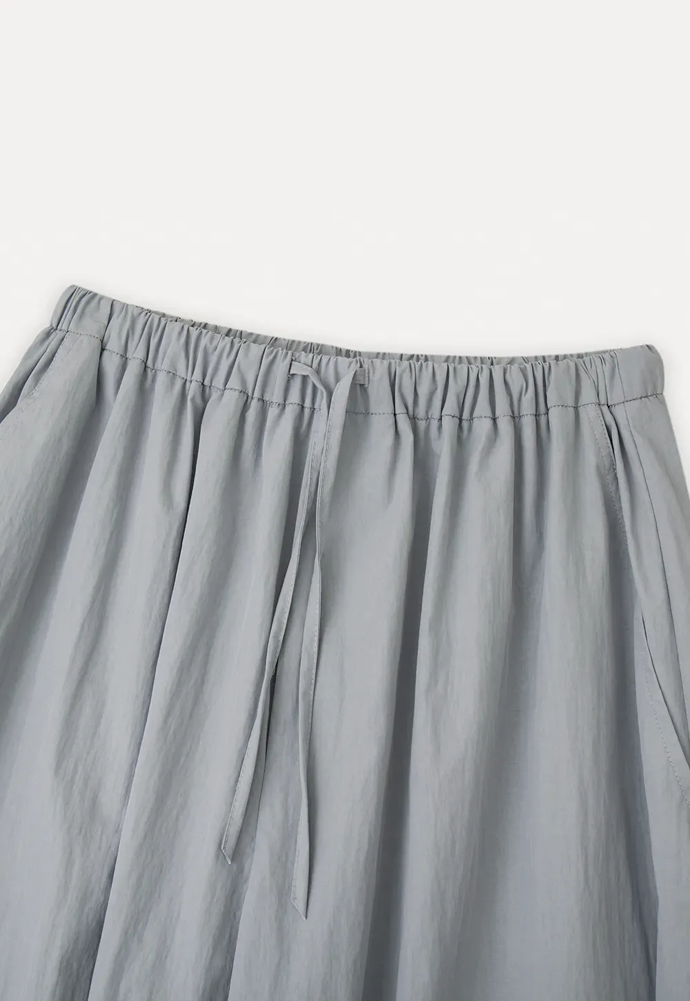 High Waist Elastic Cuff Loose Fit Casual Pants