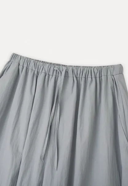 High Waist Elastic Cuff Loose Fit Casual Pants