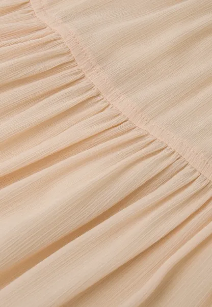 High Waist Flowing Maxi Skirt