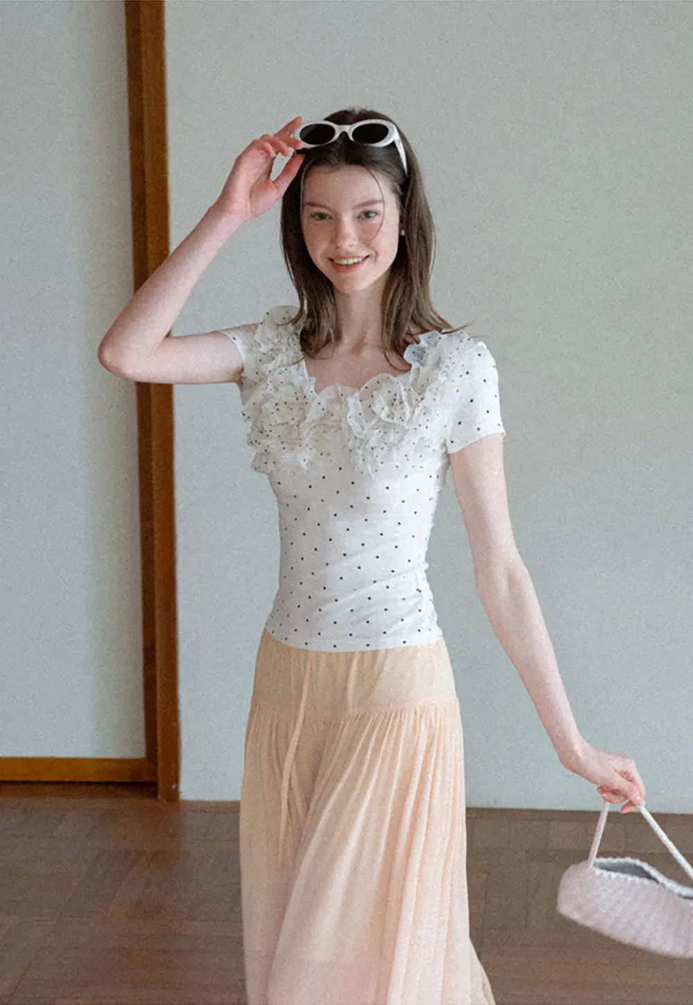 High Waist Flowing Maxi Skirt
