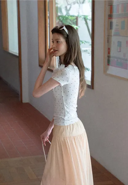 High Waist Flowing Maxi Skirt