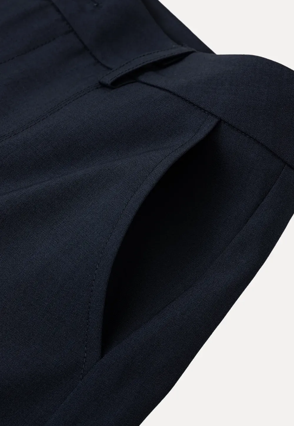 Pleated A-Line Midi Skirt