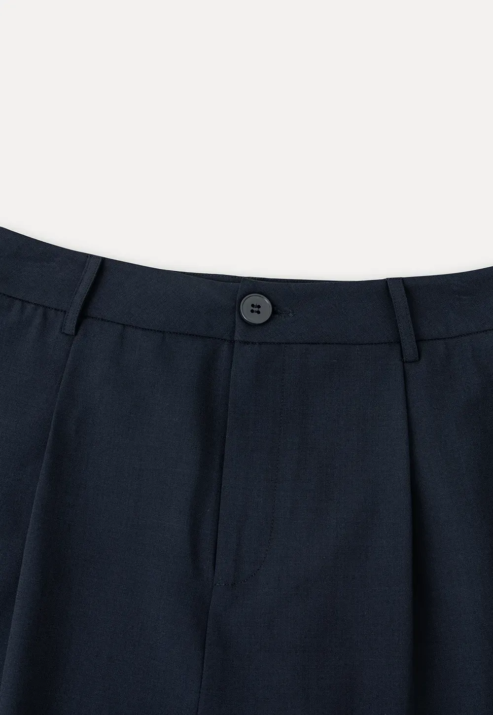 Wide Leg Pleated Casual Pants