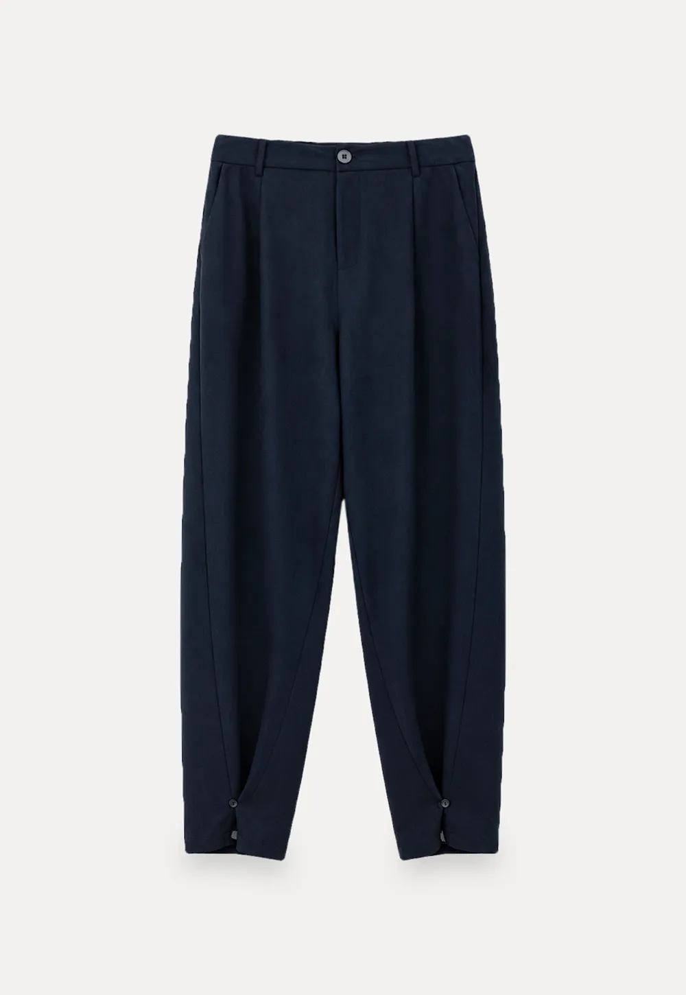 Wide Leg Pleated Casual Pants