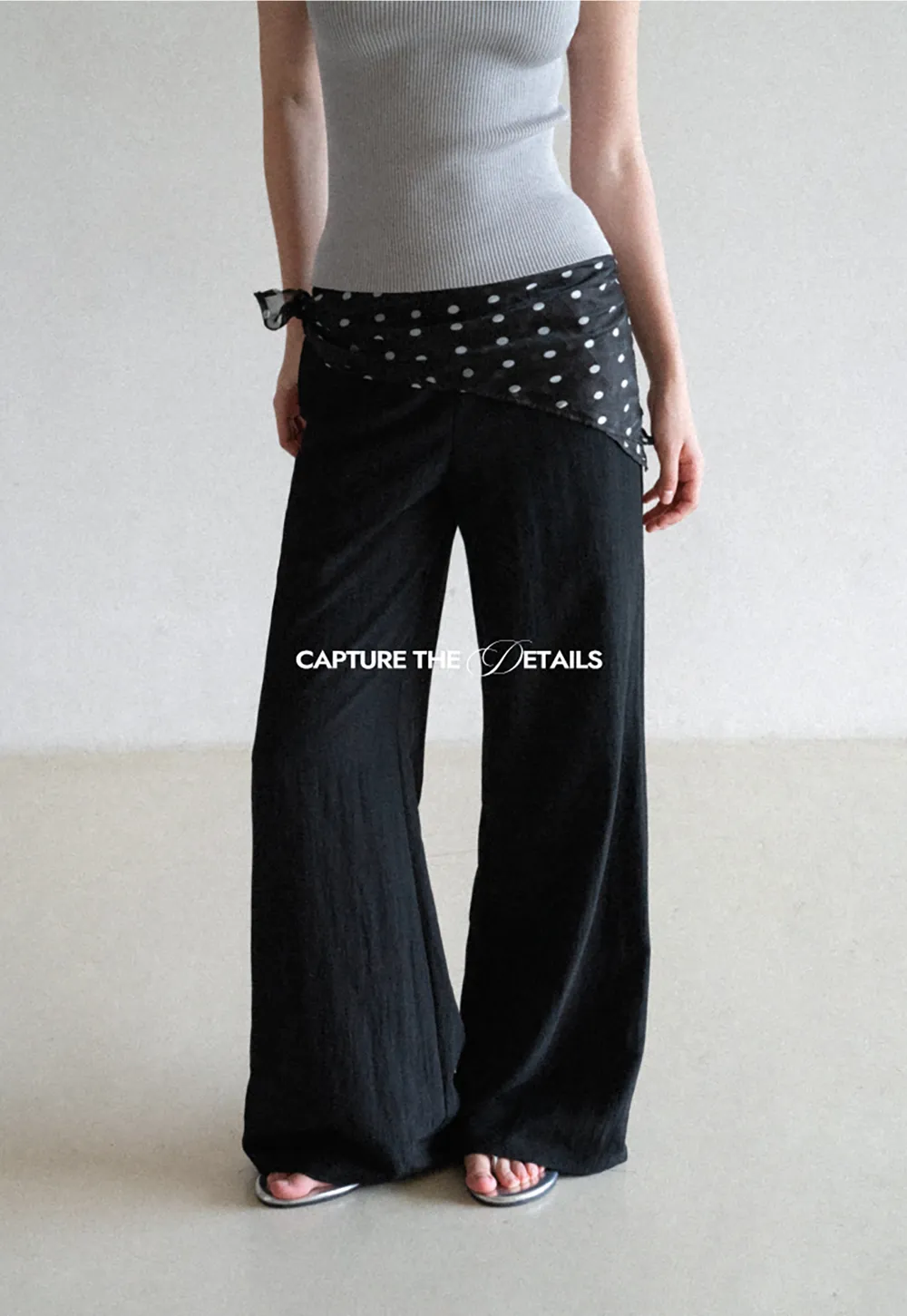 Wide Leg Flowy Casual Pants