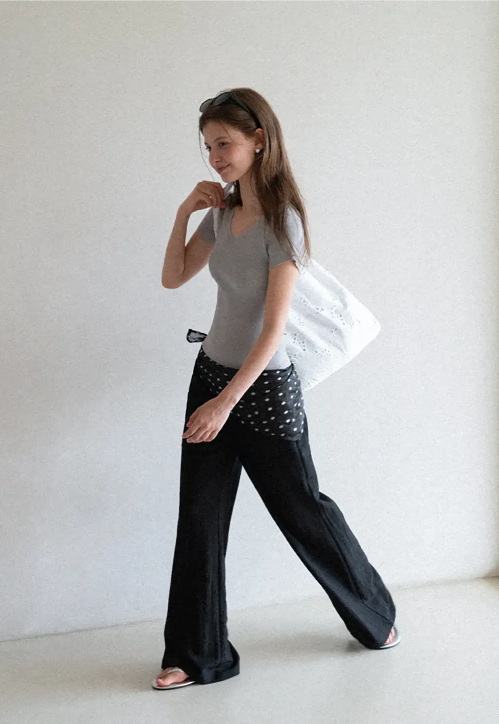 Wide Leg Flowy Casual Pants