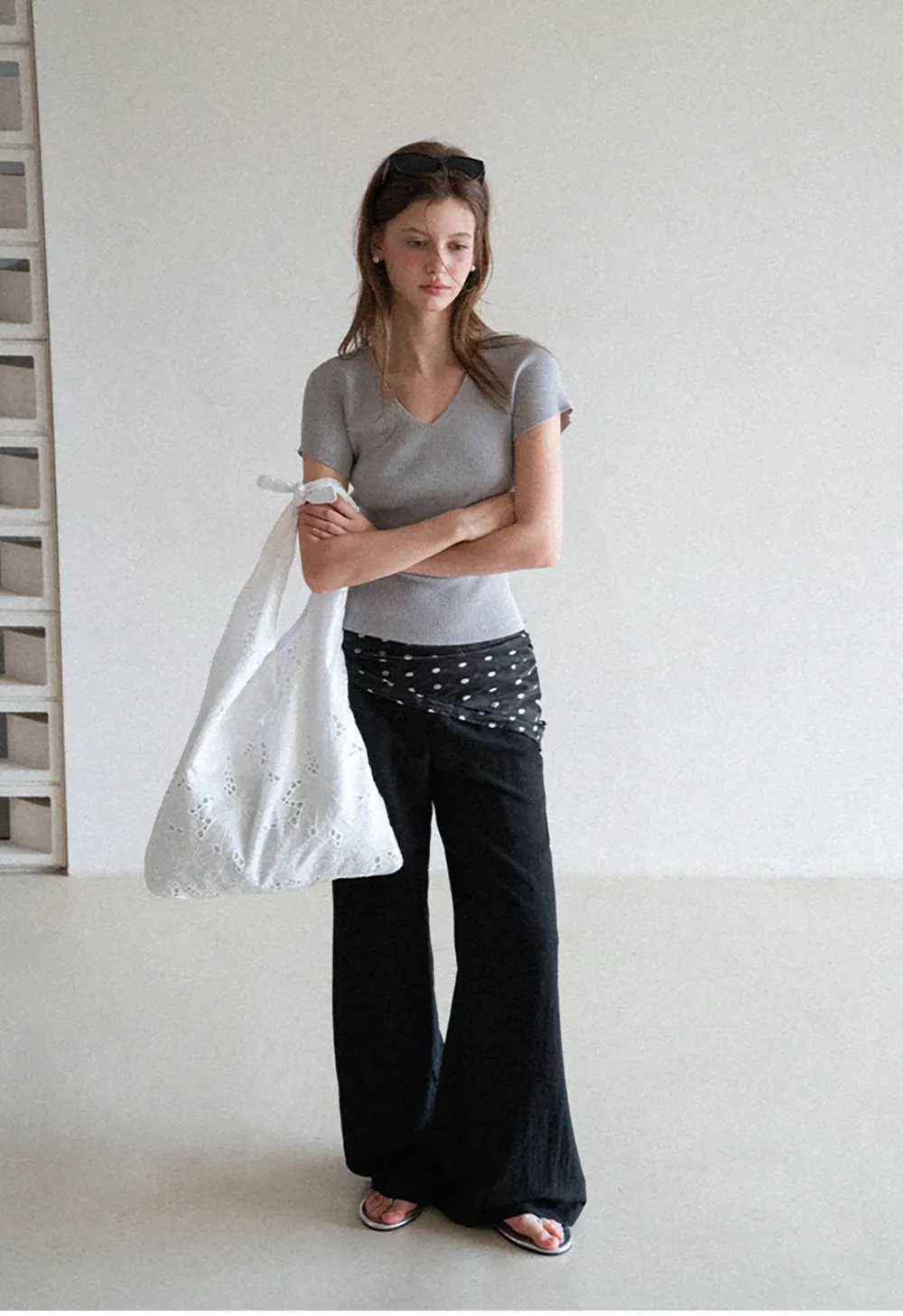 Wide Leg Flowy Casual Pants