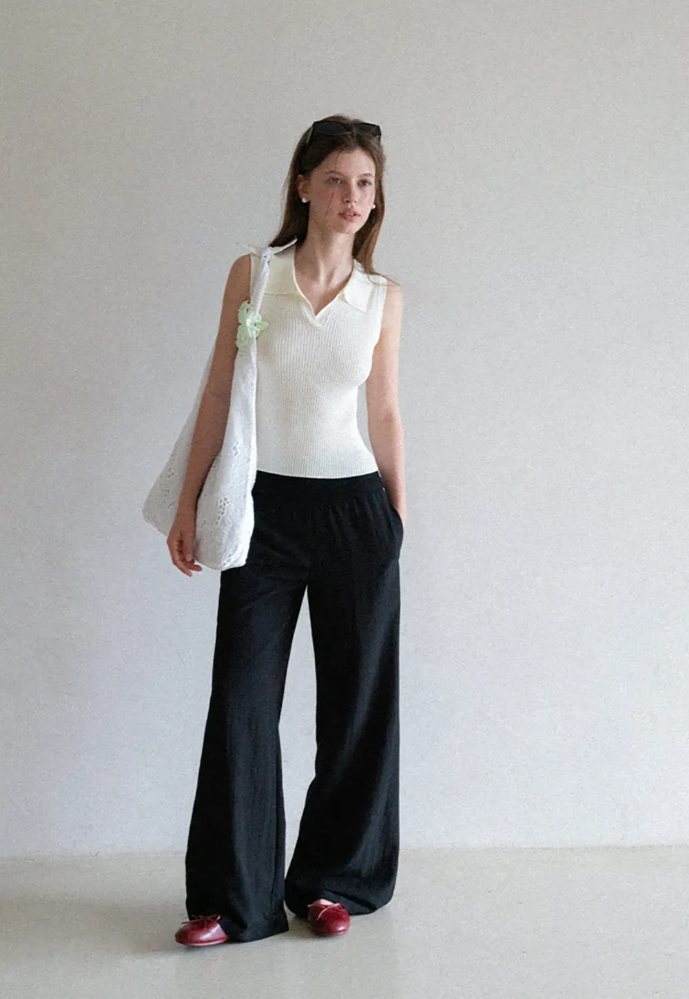 Wide Leg Flowy Casual Pants